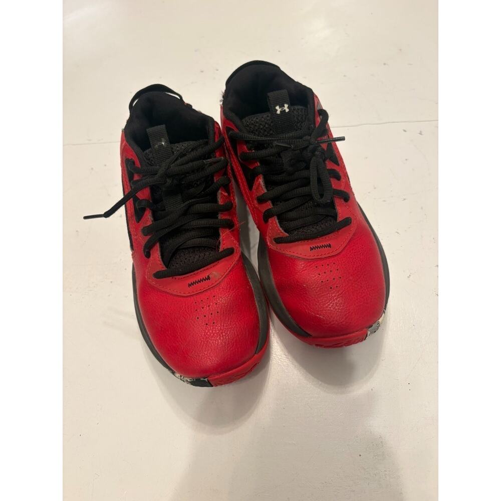 Under Armour Lockdown 4.5Y Red Black - Picture 5 of 7